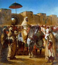 Haga click para ver la imagen ampliada the sultan of morocco and his entourage 1845.jpg
